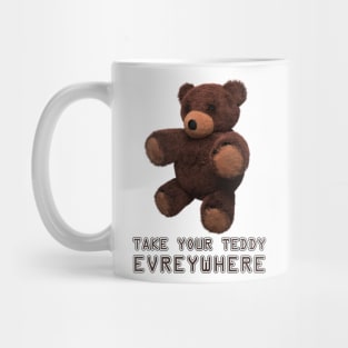 3d teddy bear Mug